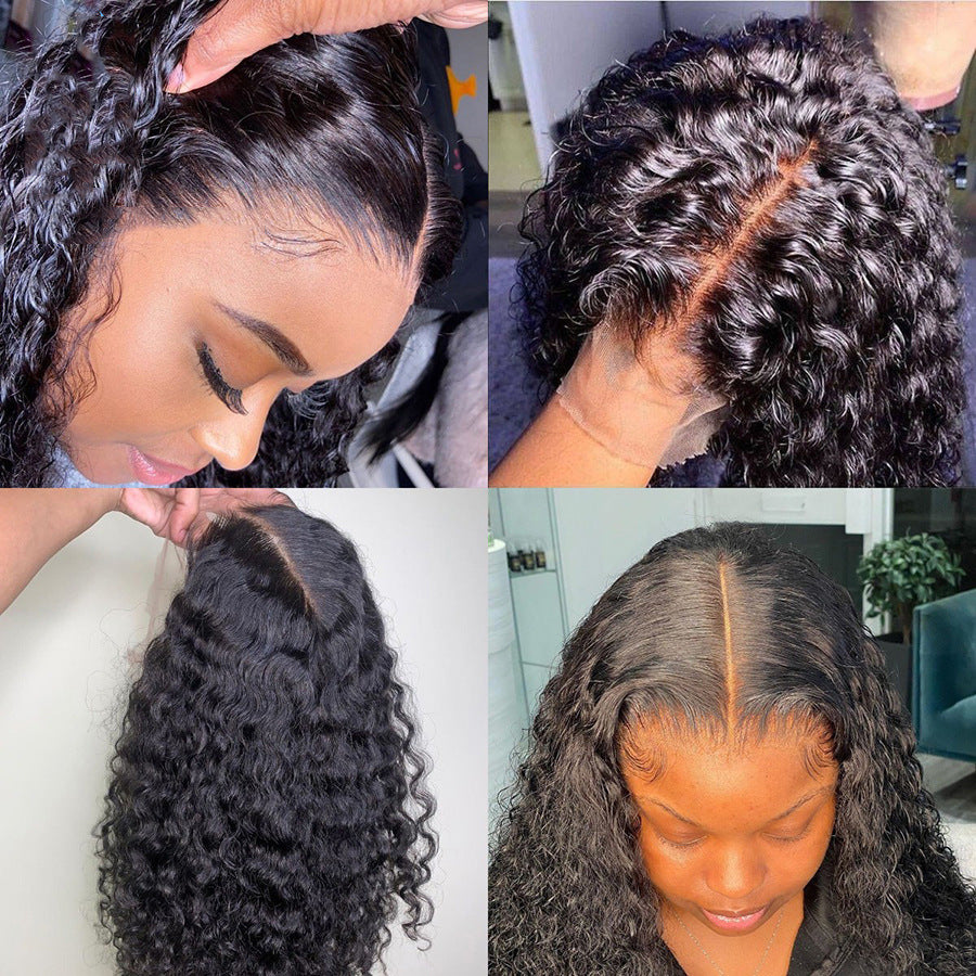 Human Hair With Small Curly Hair And Long Hair Sets Human Hair With Small Curly Hair And Long Hair Sets